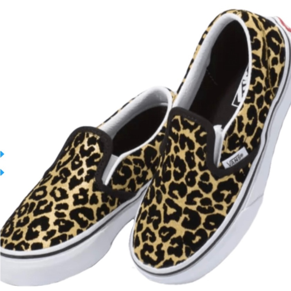 New Vans slip on shoe. Mini leopard size 7.5
